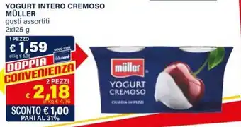 Il Gigante YOGURT INTERO CREMOSO MÜLLER offerta