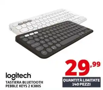 Comet logitech TASTIERA BLUETOOTH PEBBLE KEYS 2 K380S offerta