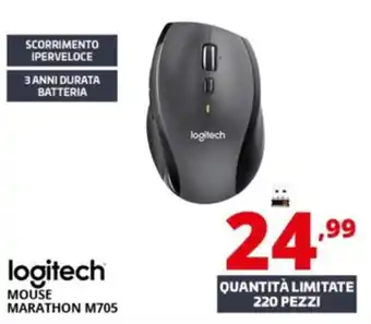 Comet logitech MOUSE MARATHON M705 offerta