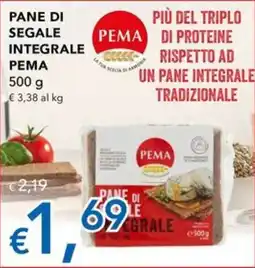Migross Superstore PANE DI SEGALE INTEGRALE PEMA offerta