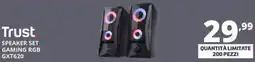 Comet Trust speaker set gaming RGB GXT620 offerta