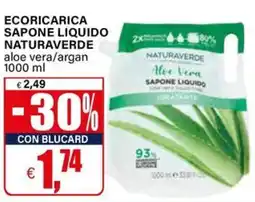 Il Gigante NATURAVERDE Sapone Liquido Aloe Vera offerta