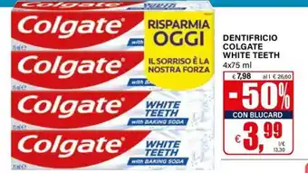 Il Gigante DENTIFRICIO COLGATE WHITE TEETH offerta