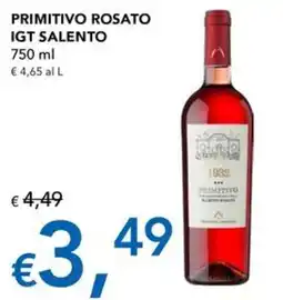 Migross Superstore PRIMITIVO ROSATO offerta