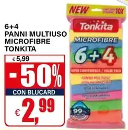 Il Gigante PANNI MULTIUSO MICROFIBRE TONKITA offerta