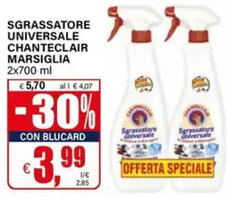 Il Gigante Sgrassatore universale Chanteclair Marsiglia offerta