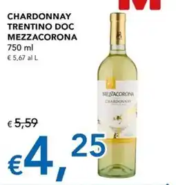 Migross Superstore Chardonnay Mezzacorona offerta