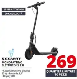 Comet Segway Monopattino Elettrico E2 E II offerta