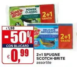 Il Gigante 2+1 SPUGNE SCOTCH-BRITE assortite offerta