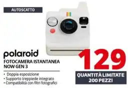 Comet polaroid FOTOCAMERA ISTANTANEA NOW GEN 3 offerta