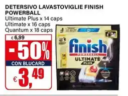 Il Gigante Detersivo lavastoviglie Finish Powerball offerta
