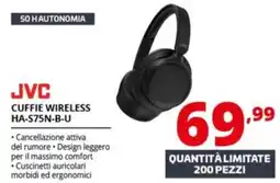 Comet JVC CUFFIE WIRELESS HA-S75N-B-U offerta