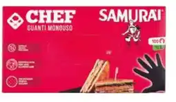 Il Gigante CHEF SAMURAI GUANTI MONOUSO offerta