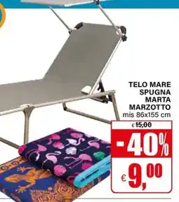 Il Gigante TELO MARE SPUGNA MARTA MARZOTTO offerta