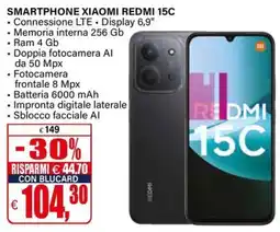Il Gigante SMARTPHONE XIAOMI REDMI 15C offerta
