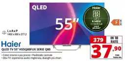 Comet Haier QLED TV 55" H55Q80FUX SERIE Q80 offerta