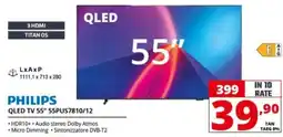 Comet PHILIPS QLED TV 55" offerta