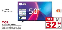 Comet TCL QLED TV 50" 50P79K offerta