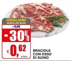 Il Gigante GRIGLIAMI BRACIOLE CON OSSO DI SUINO offerta