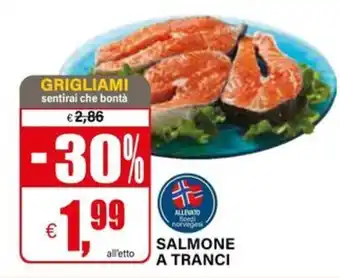 Il Gigante SALMONE A TRANCI offerta