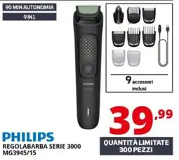 Comet PHILIPS REGOLABARBA SERIE 3000 offerta