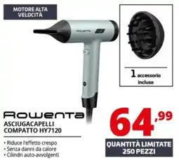 Comet Rowenta Asciugacapelli compatto HY7120 offerta