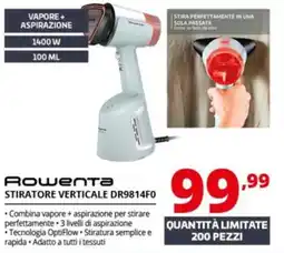 Comet Rowenta Stiratore Verticale DR9814F0 offerta