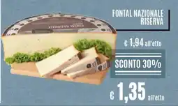 Il Gigante Fontal Nazionale Riserva offerta