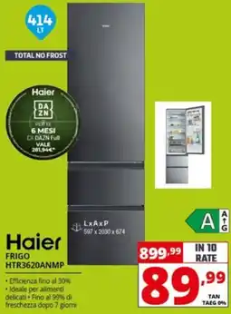 Comet Haier FRIGO HTR3620ANMP offerta