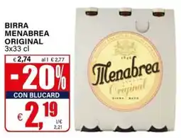 Il Gigante Birra Menabrea Original offerta