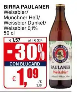 Il Gigante BIRRA PAULANER Weissbier offerta