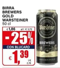 Il Gigante Birra Brewers Gold Warsteiner offerta