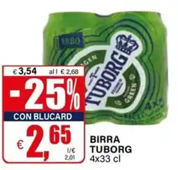 Il Gigante BIRRA TUBORG offerta