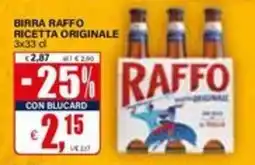 Il Gigante Birra Raffo Ricetta Originale offerta
