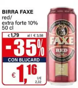 Il Gigante BIRRA FAXE red offerta
