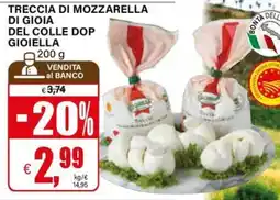 Il Gigante TRECCIA DI MOZZARELLA DI GIOIA DEL COLLE DOP GIOIELLA offerta