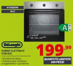 Comet DeLonghi FORNO ELETTRICO FLM 6LX offerta