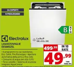 Comet Electrolux LAVASTOVIGLIE EES68525L offerta