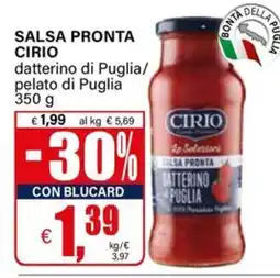 Il Gigante Salsa Pronta Cirio Datterino di Puglia offerta