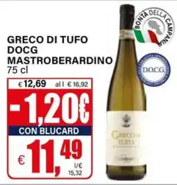 Il Gigante GRECO DI TUFO DOCG MASTROBERARDINO offerta