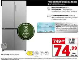 Comet FRIGORIFERO CUBE 83 SERIE Haier offerta