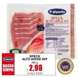 Il Gigante il gigante SPECK ALTO ADIGE IGP offerta