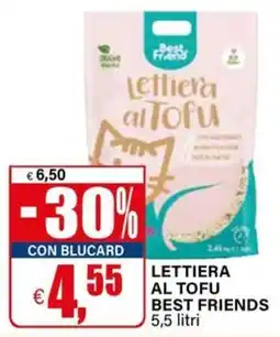 Il Gigante Lettiera al Tofu Best Friends offerta