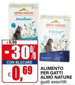 Il Gigante ALIMENTO PER GATTI ALMO NATURE offerta