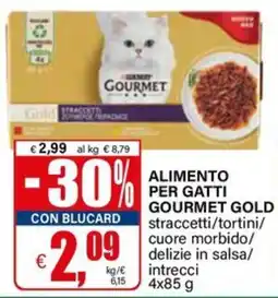 Il Gigante ALIMENTO PER GATTI GOURMET GOLD offerta