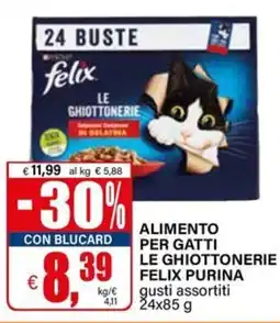 Il Gigante ALIMENTO PER GATTI LE GHIOTTONERIE FELIX PURINA offerta