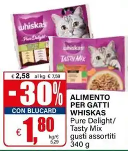 Il Gigante ALIMENTO PER GATTI WHISKAS offerta