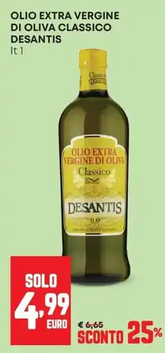 Pam Olio extra vergine di oliva classico Desantis offerta