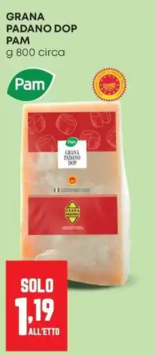 Pam Grana Padano DOP Pam offerta