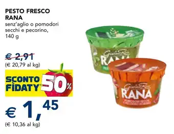Esselunga PESTO FRESCO RANA offerta